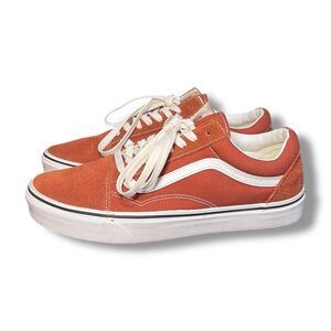 Vans OLD SKOOL Color Theory Burnt Ochre Suede / Canvas Skate Shoes Men’s Size 9